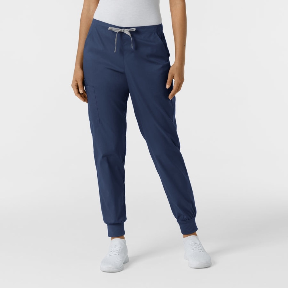 Wink Navy Drawstring Jogger Pants